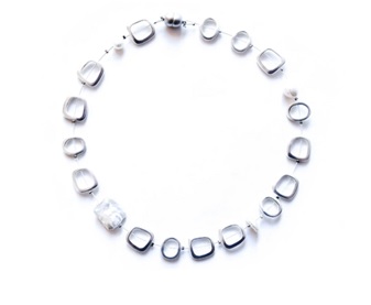 Silver Keishi Pearl Necklace