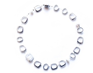 Silver Keishi Pearl Necklace